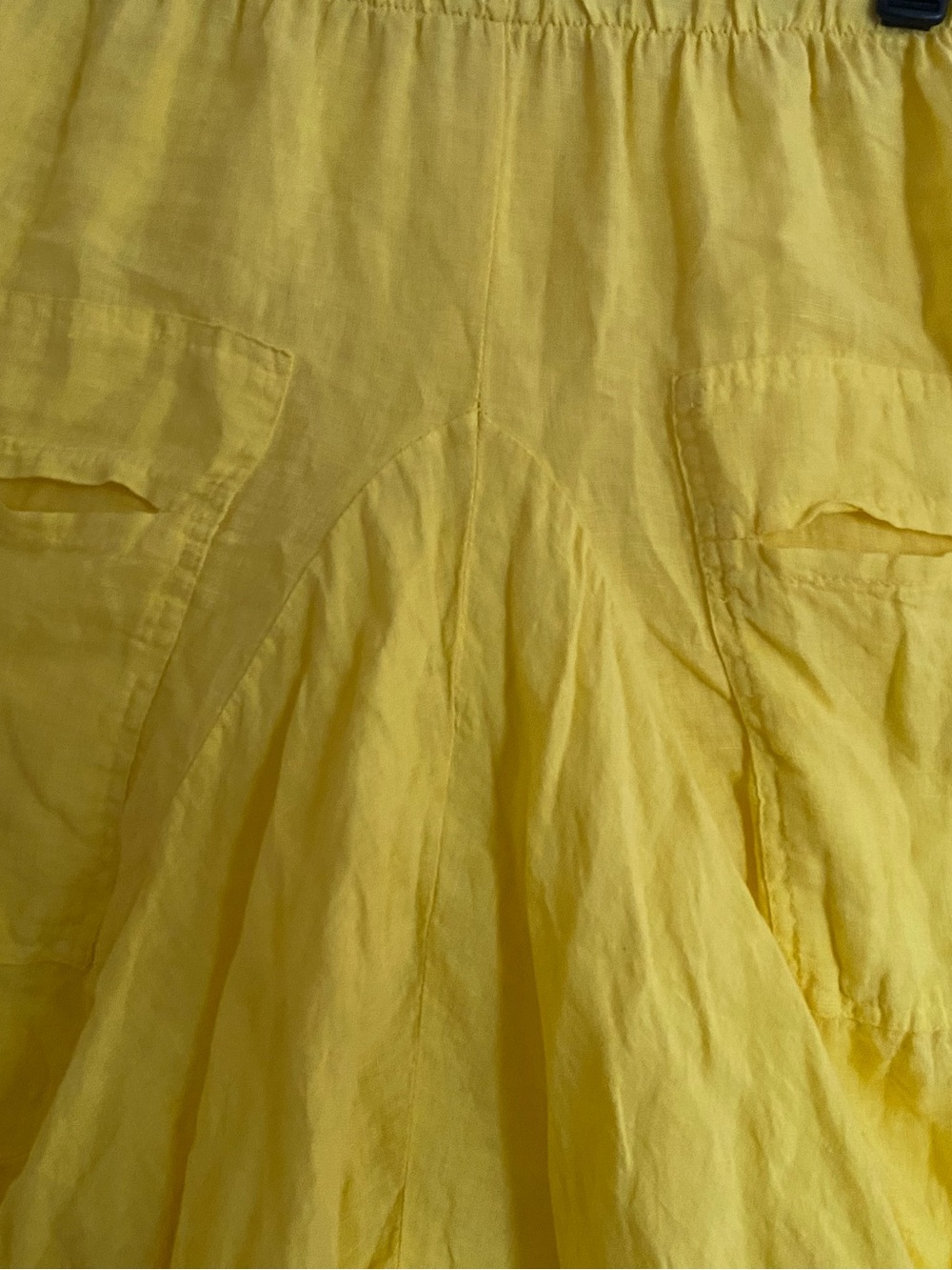 Made in Italy Bright Yellow Balloon Harem Pants - Picture 2 of 7